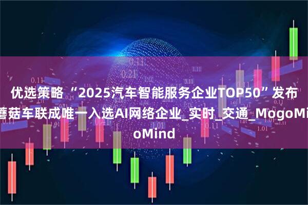 优选策略 “2025汽车智能服务企业TOP50”发布，蘑菇车联成唯一入选AI网络企业_实时_交通_MogoMind